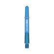 Blue Pro Grip EVO aluminium base dart shaft with nylon top and radial grip grooves