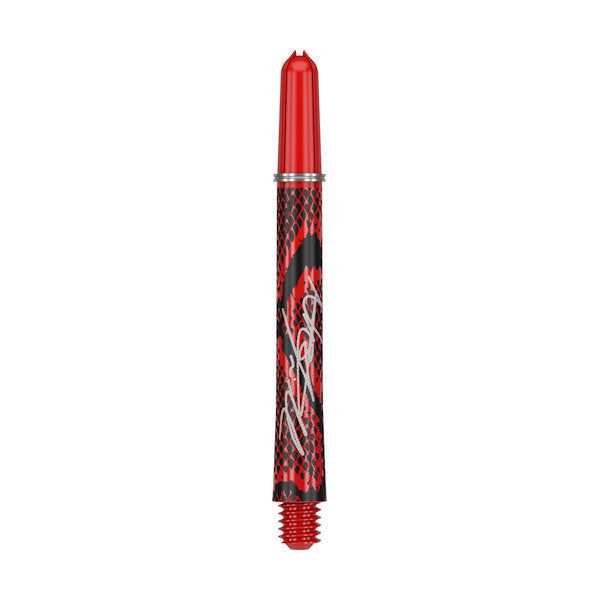 Pro Grip Icon Nylon Shaft red and black with signature design for darts