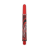 Pro Grip Icon Nylon Shaft red and black with signature design for darts