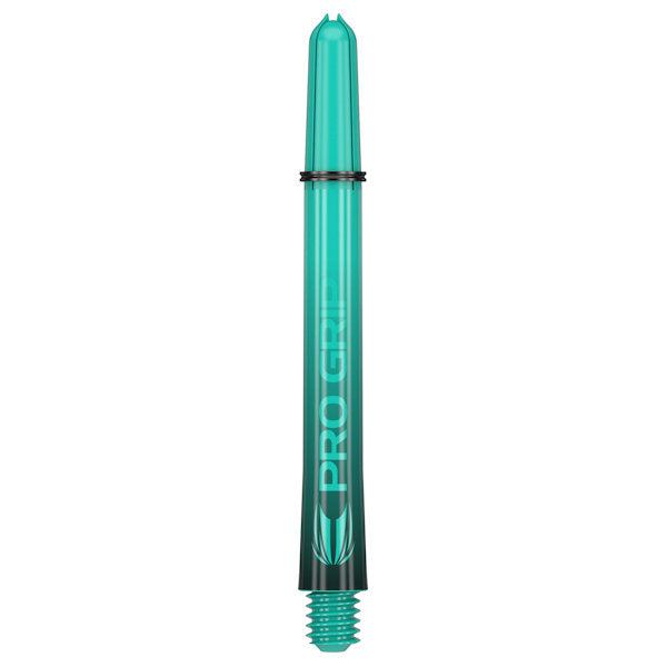 Pro Grip Sera Shaft in vibrant turquoise with threaded end and logo printed on shaft