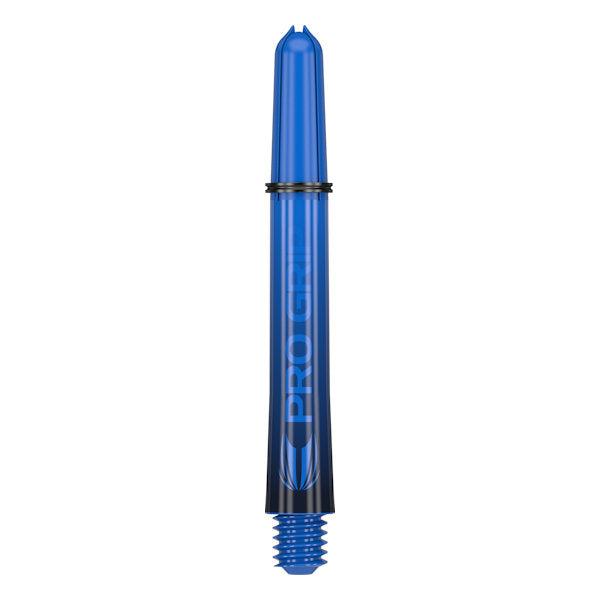 Blue Pro Grip Sera Shaft for darts with threaded end and logo