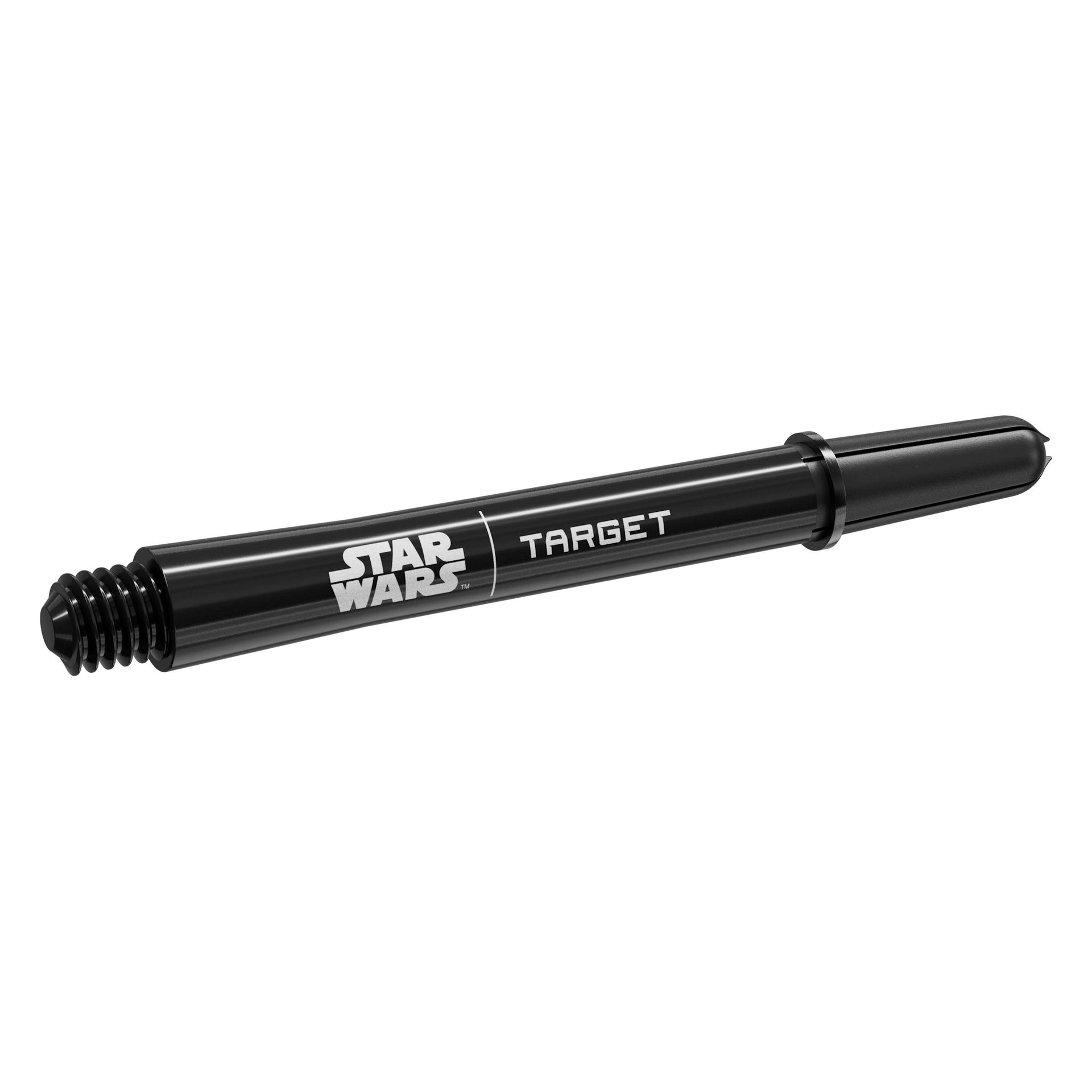 Black dart shaft with 'Star Wars' and 'Target' branding on a white background