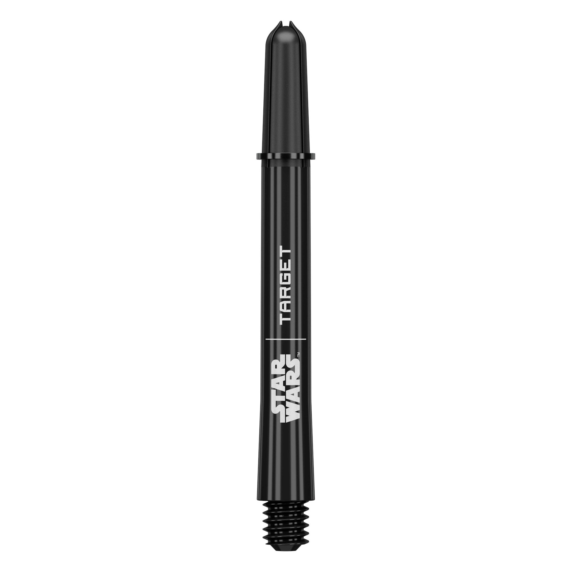 Black dart shaft with 'Target' and 'Star Wars' branding on a white background