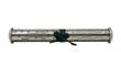 Pewter Christening Certificate Tube