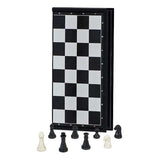 Magnetic 3N1 Chess Checker Backgammon travel set with foldable reversible board and magnetic pieces