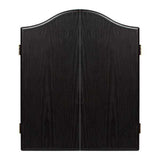 Winmau Black Cabinet deluxe veneer effect dartboard cabinet with magnetic closure and easy-wipe scoring panels