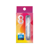 8-FLIGHT-REGULAR-CLEAR-33MM-FIXED-SHAFT-PACK