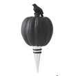 Halloween Bottle Stopper black pumpkin with crow