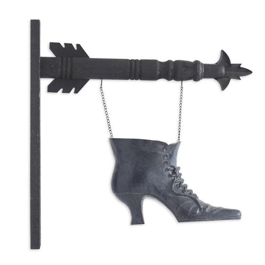 Arrow - 9.5" Black Witch Boot with Holder 40883A-AR
