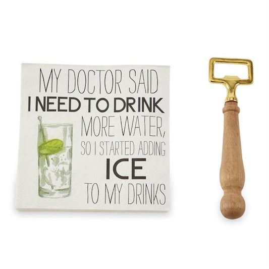 Bottle Opener Napkin Sets Need a Drink