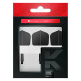K-Flex Shape No.6 integrated black flight and shaft system for darts packaging