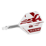STAR WARS™ K-Flex No. 6 Mandalorian Clear flight with red and white design featuring 'Star Wars' branding on a white background