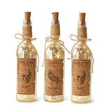 LED Mercury Glass Halloween Bottles (Set of 3) 41085A