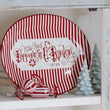 16.5" Peppermint Parlour Serving Tray on display