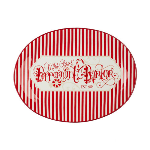 16.5" Peppermint Parlour Serving Tray