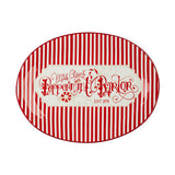 16.5" Peppermint Parlour Serving Tray