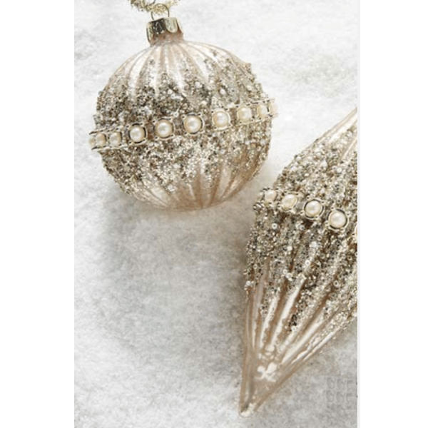 3.25"Beaded Ornaments (includes 2)