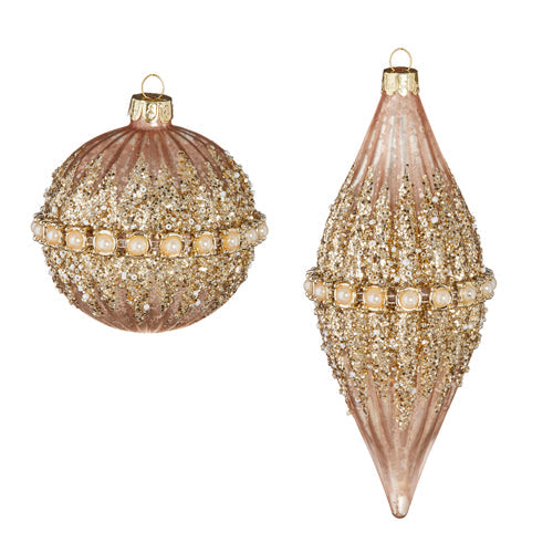 3.25"Beaded Ornaments (includes 2)