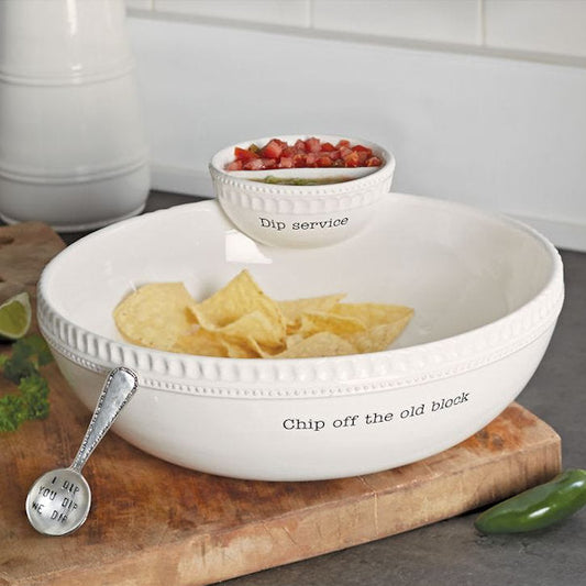 Mudpie 4180010 Chip & Dip Set