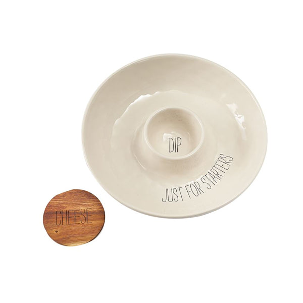 Mudpie 4184006 Cheese Chip & Dip Set