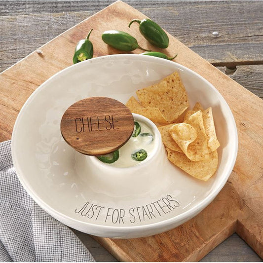 Mudpie 4184006 Cheese Chip & Dip Set