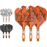 Professional Player Target INK Flight & Shaft Kit RVB  Short