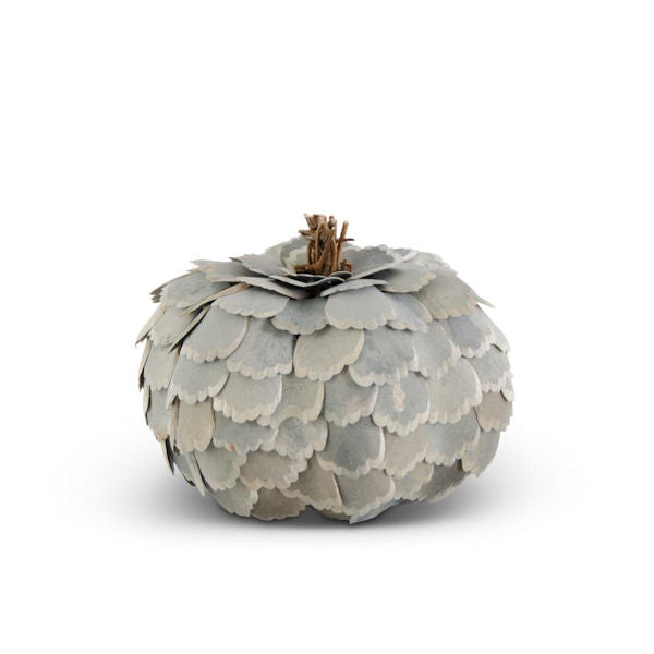 Sage Green Scalloped Pumpkins medium
