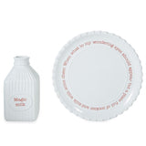 Farmhouse Santa Milk & Cookie Set