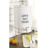 Mudpie 42600314 Let's Drink Dispenser Set