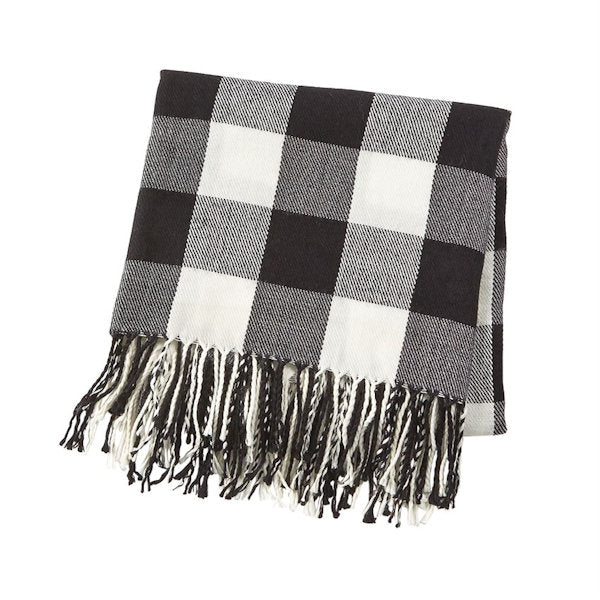 Buffalo Check Blanket black and white