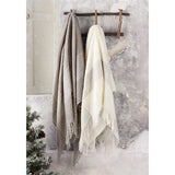 Plaid Fringe Blanket
