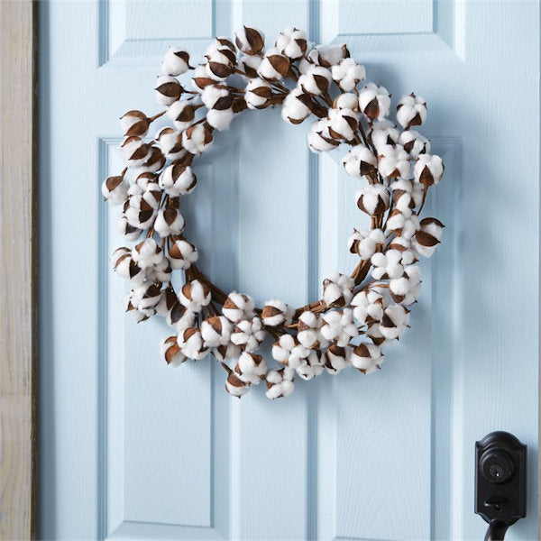 Cotton Wreath