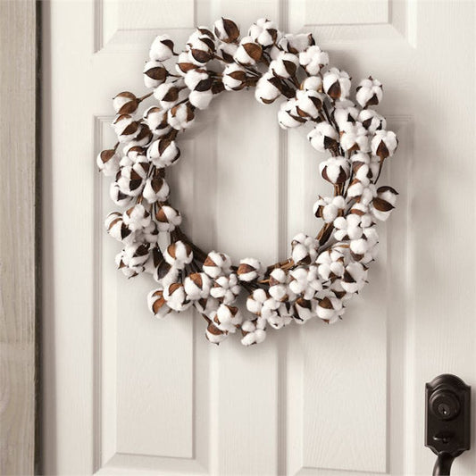 Cotton Wreath