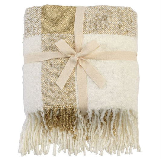 Metallic Stripe Blanket