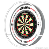 Winmau Plasma ICE Light & ProLine Surround Bundle shown with the blade triple core board