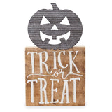 Halloween Distressed Wood & Tin Signs trick or treat