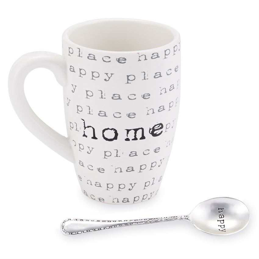 Home Mug and Happy Spoon