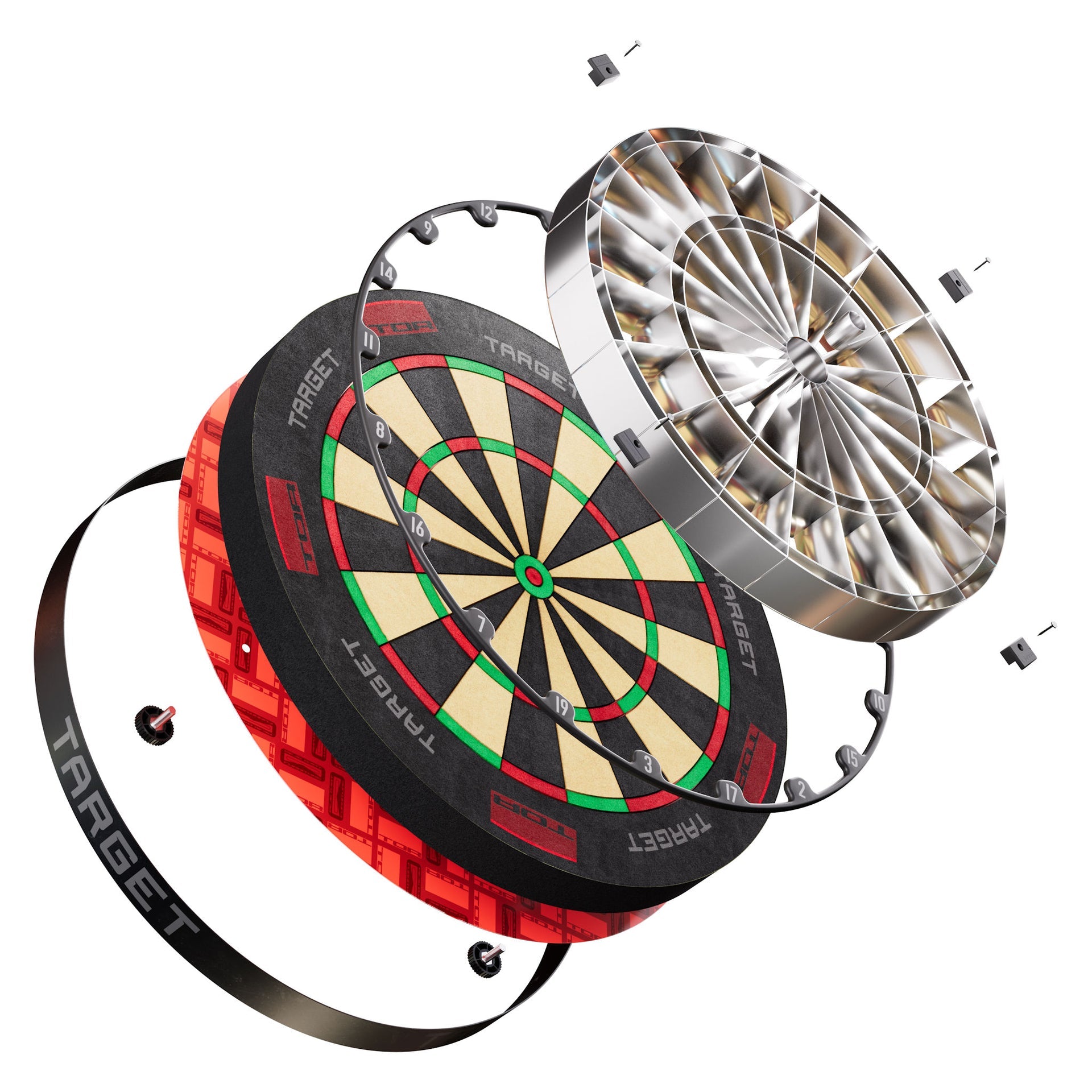 Target TOR Dartboard layered view