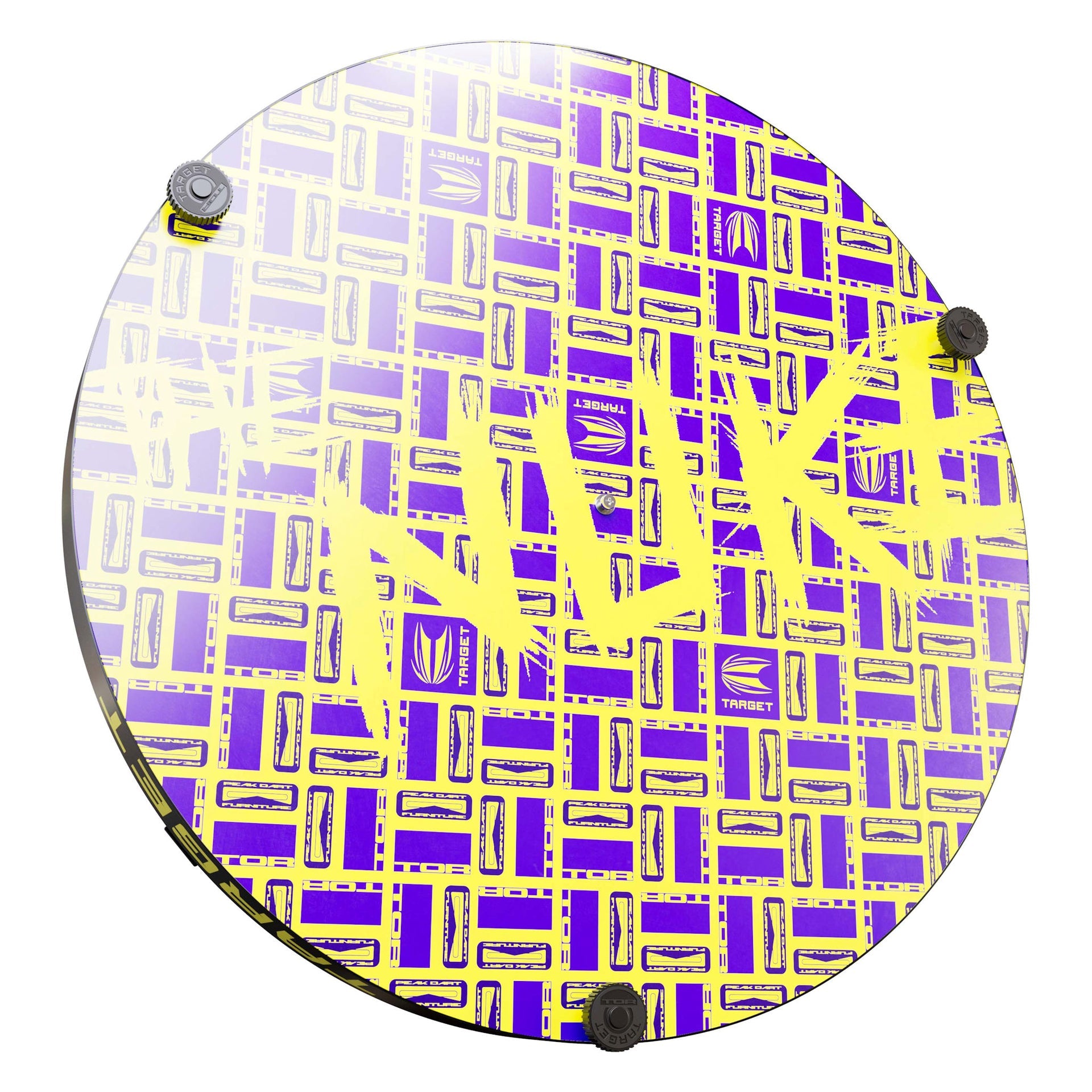 Luke Littler World Champion Dartboard  back side view