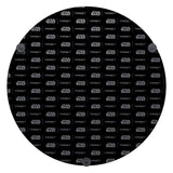 Back side TOR dartboard Star Wars and Target logos on a black background