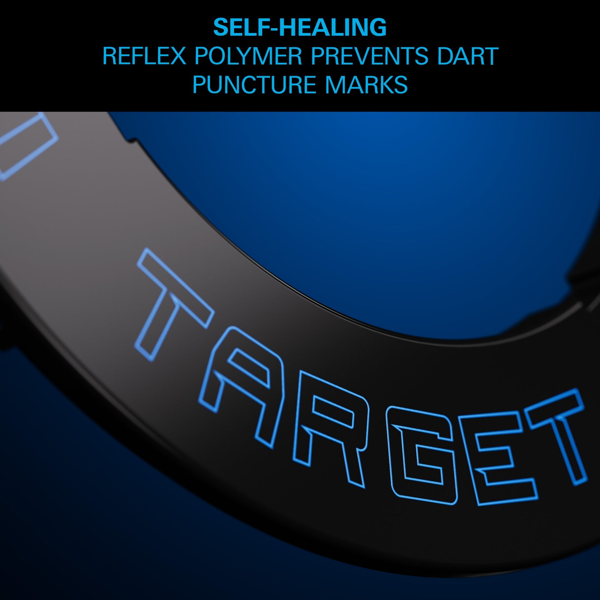 Target Corona Vision LED Notched with polymer material the prevents dart puncture marks. 