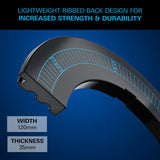 Target Corona Vision LED Notched surround showing the thickness of the surround. 