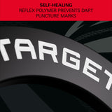 Target Black Notched Surround showing close up of the self healing reflex polymer