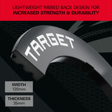 Target Black Notched Surround showing  the width and thickness