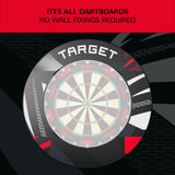 Target Black Patterned Notched Surround needs no wall fixings