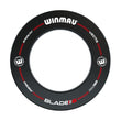 Winmau Pro-Line Black Surround with Winmau branding and product names on a white background