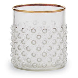 Gold Bubble Old Fashion Glass