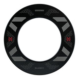 Winmau Blade X Black Surround 'WINMAU' branding on a white background