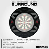 Winmau Blade X Black Surround for dartboards on a white background