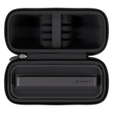 Black hard-shell case with 'Target' branding on a white background